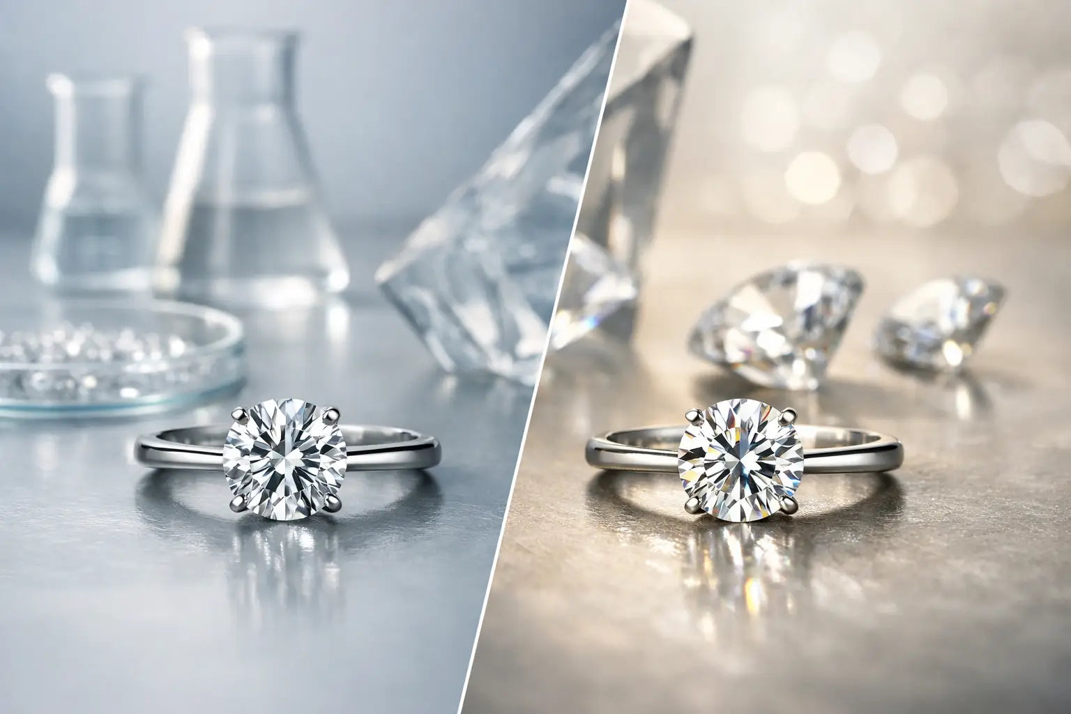 Lab Diamonds Versus Moissanite: Which Fits?