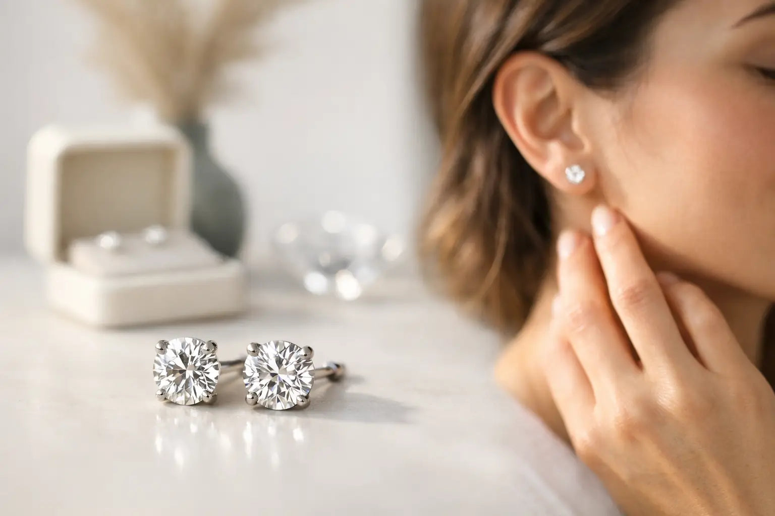 Ethical Lab Diamond Earrings That Feel Personal