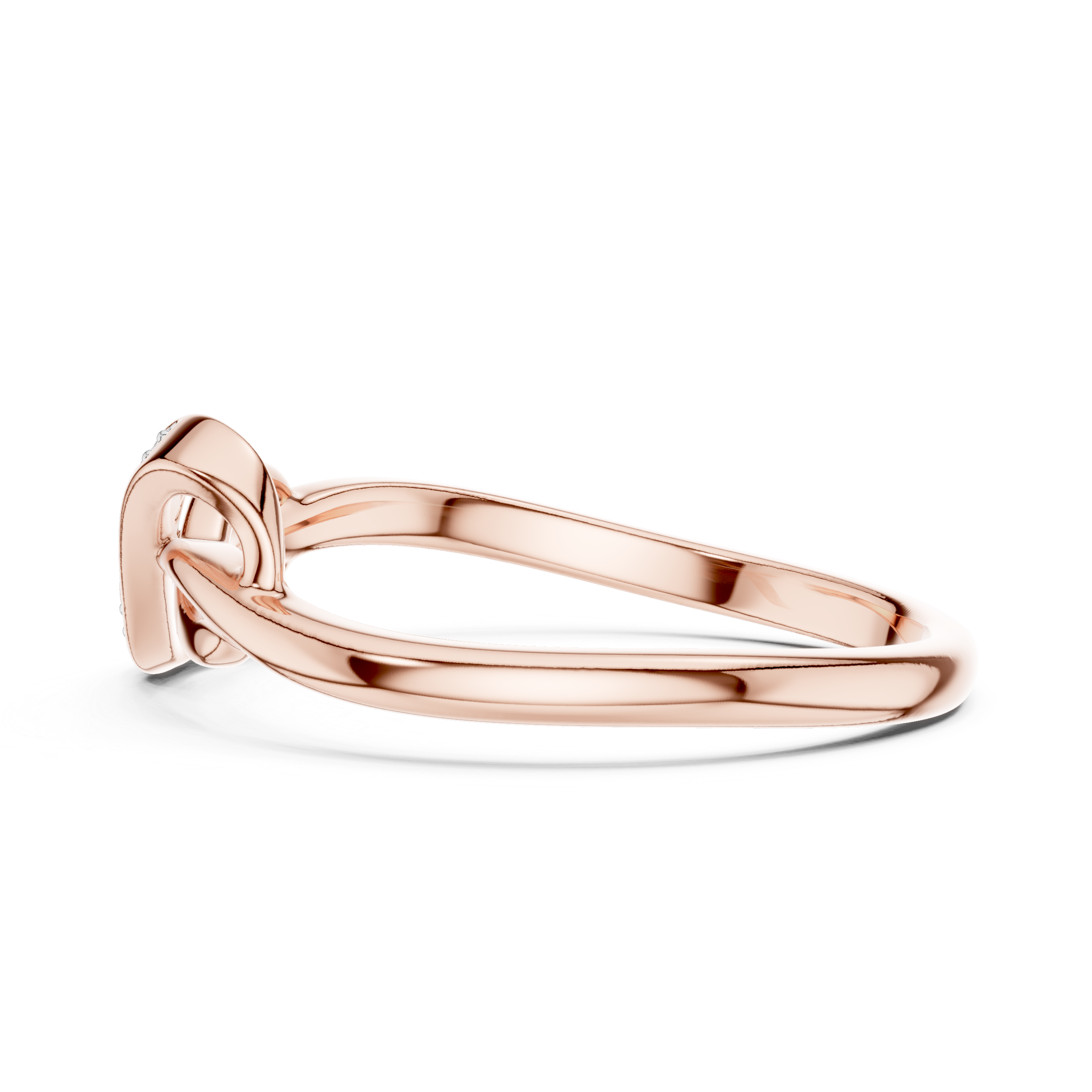 Diamond Infinity Crossover Ring – Design 12#10001