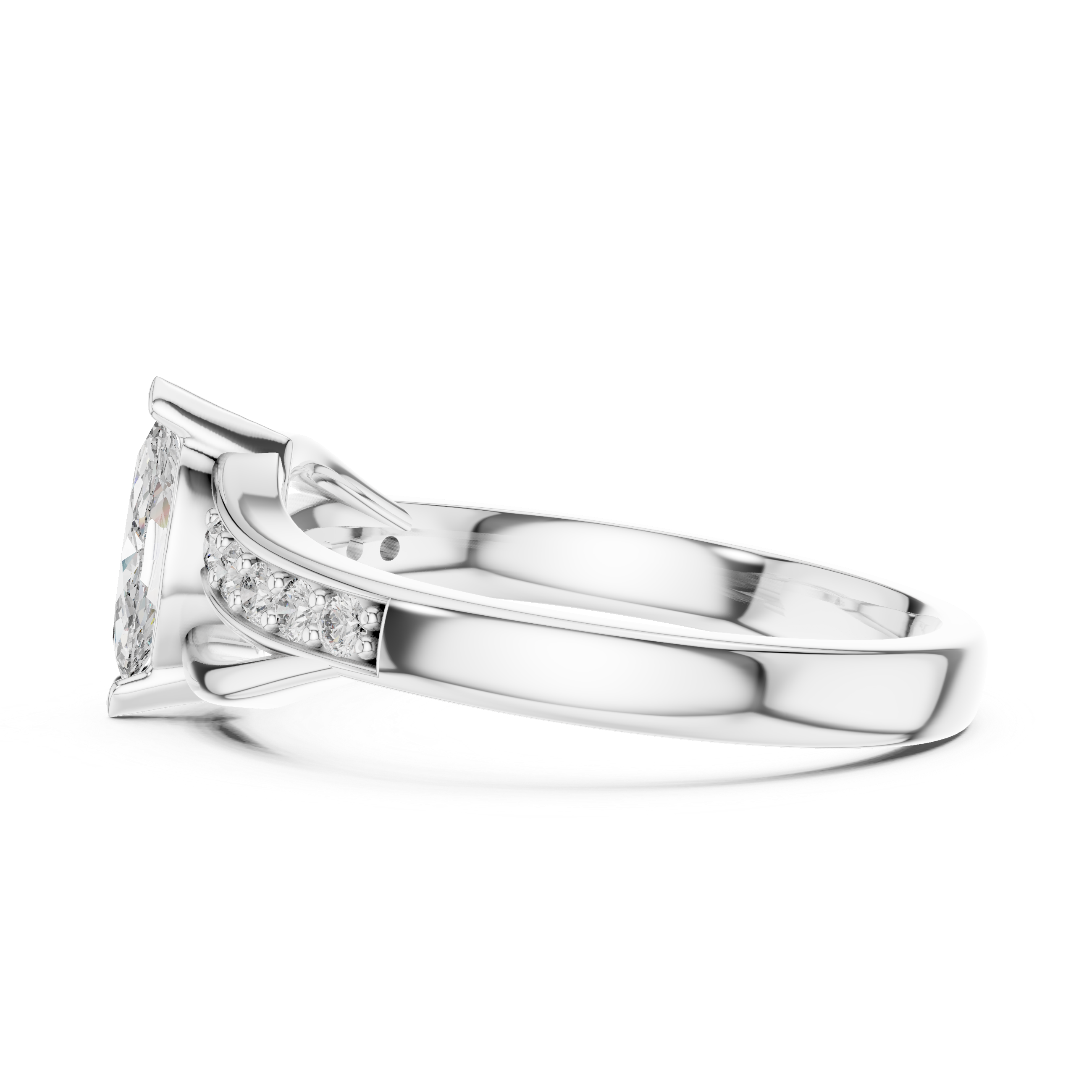 Marquise Gemstone Diamond Ring – Design 12#10003