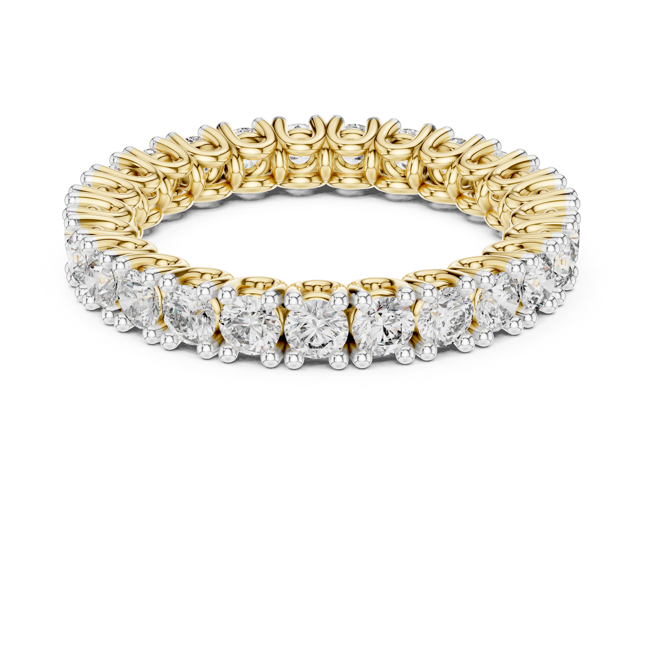 Round Diamond Eternity Band – Design 12#10008