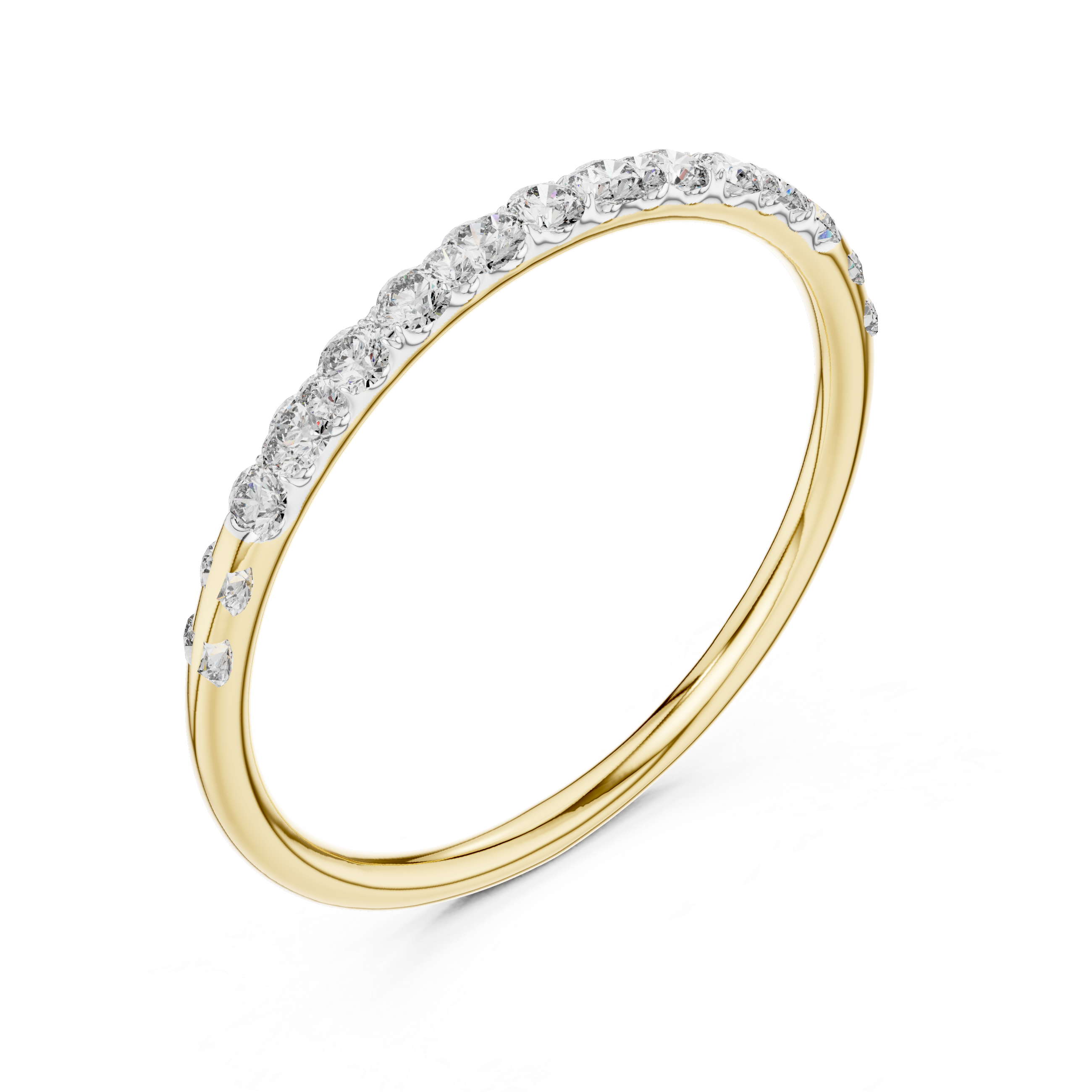 Slim Diamond Band Ring – Design 12#10057