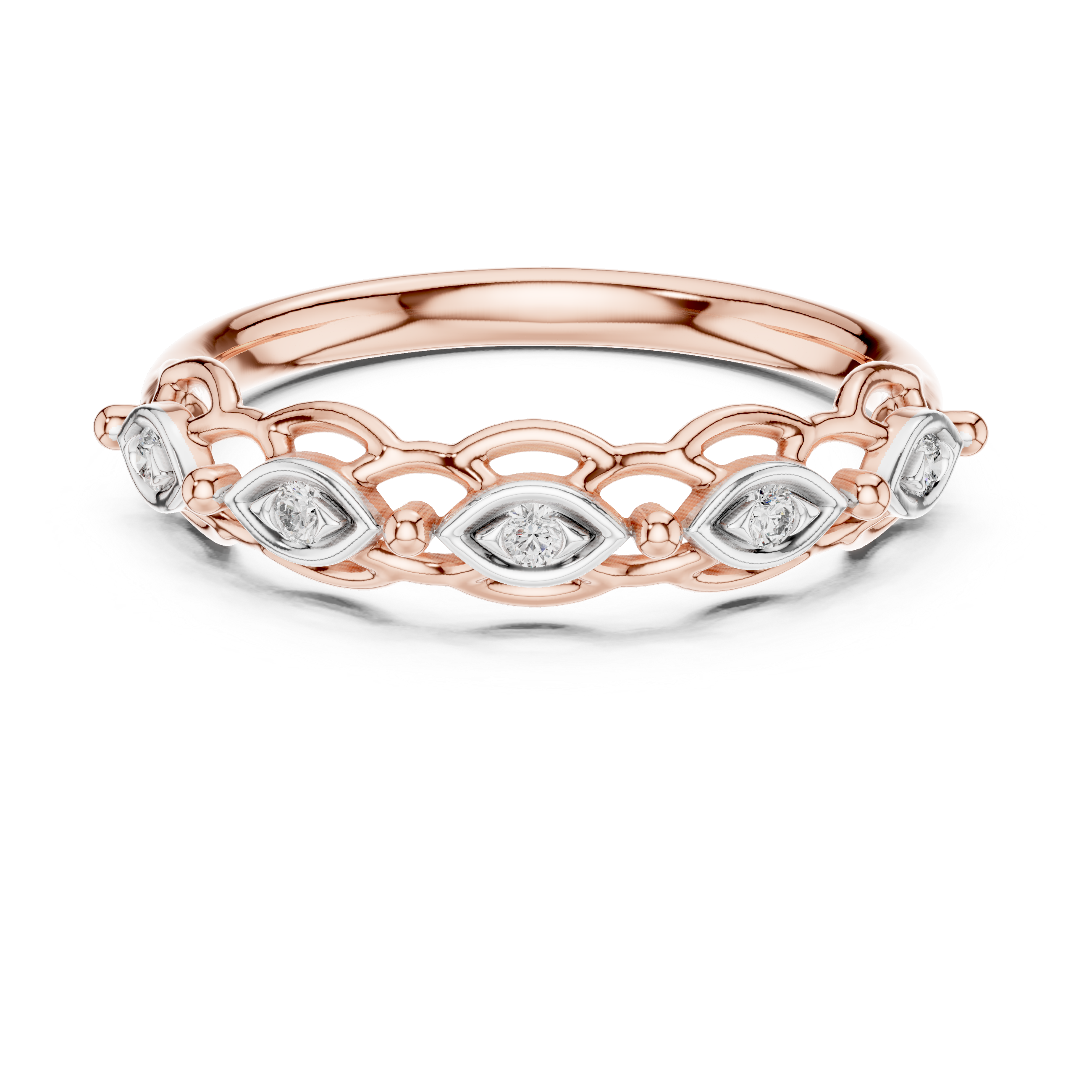 Diamond Woven Eye Band – Design 12#10072