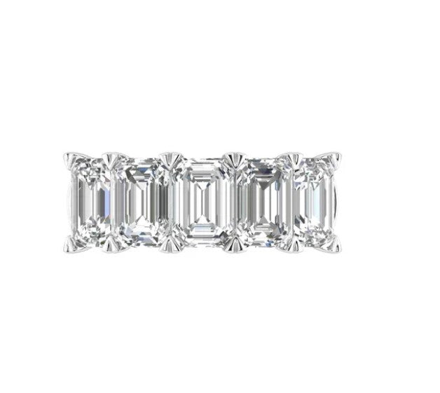 FIVE Stone Emerald Ring