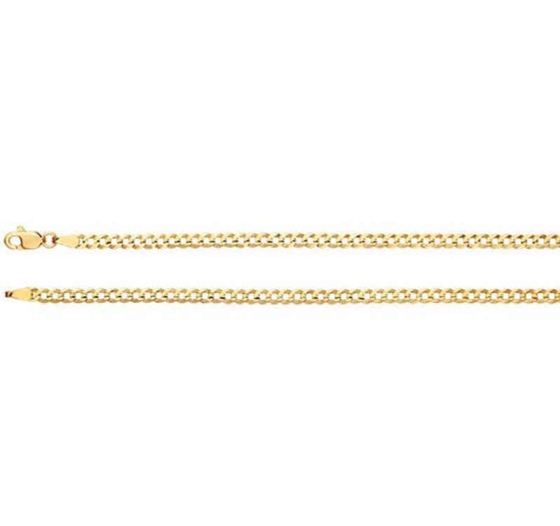 3.2mm Cuban Curb Chain