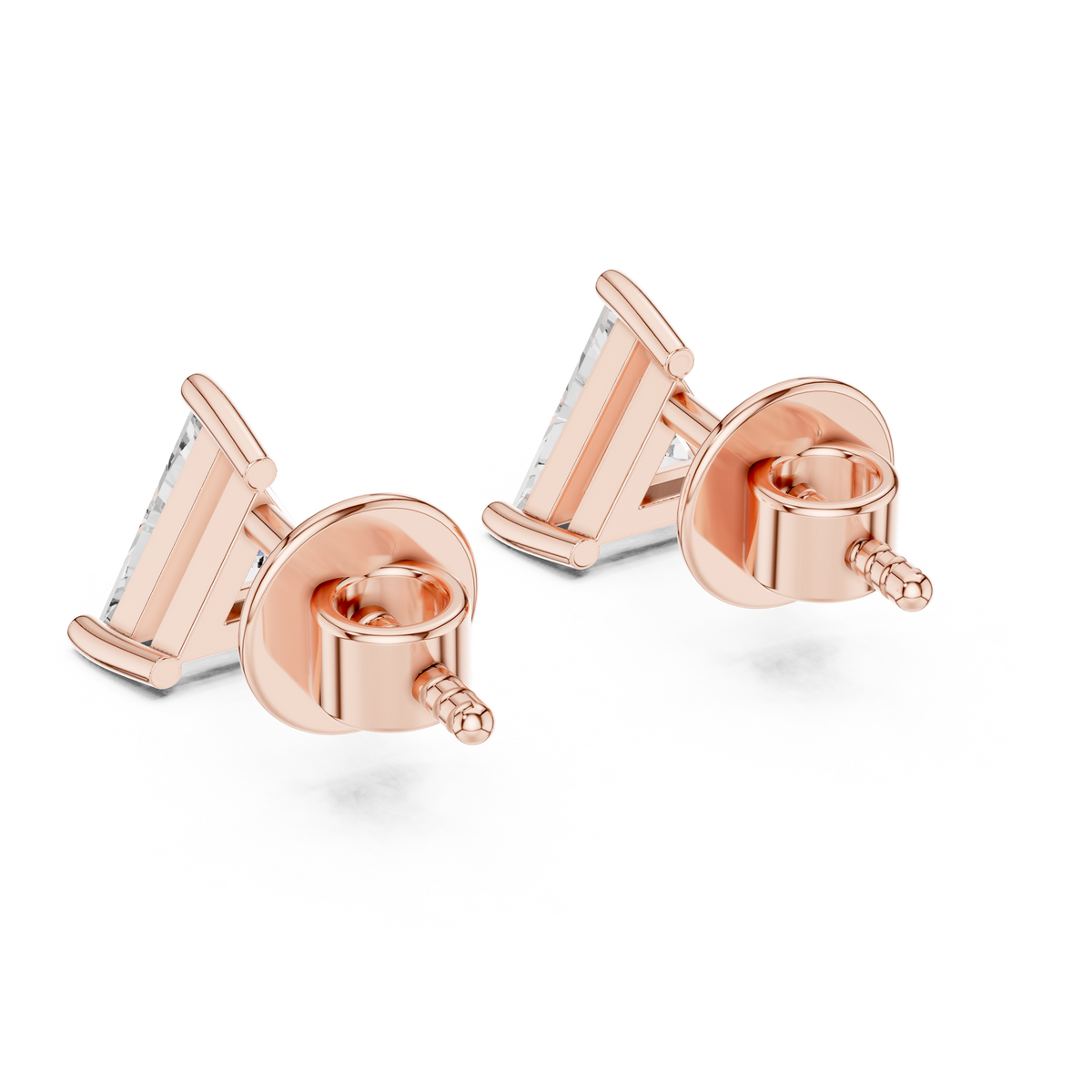 Trillion Diamond Stud Earrings – Design ER-0005