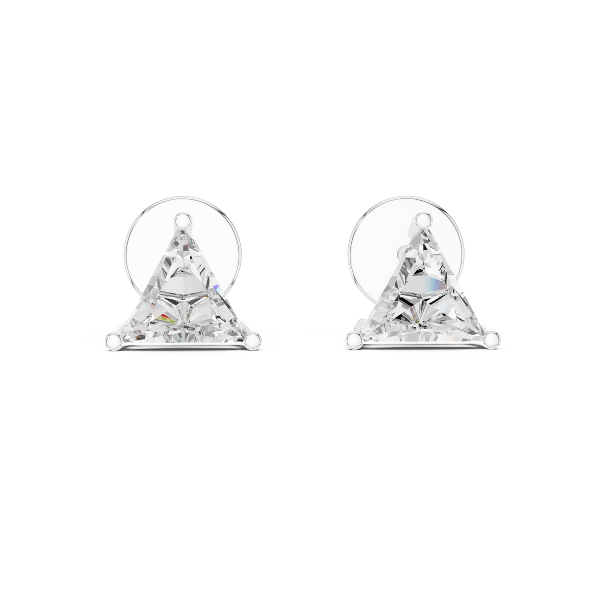 Trillion Diamond Stud Earrings – Design ER-0005