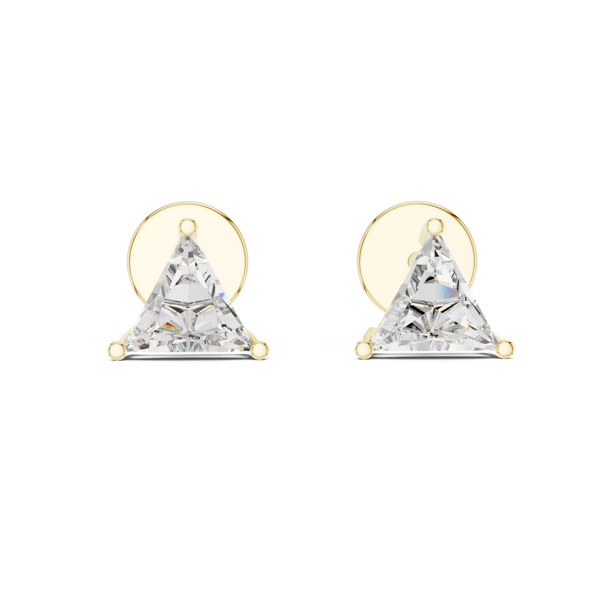 Trillion Diamond Stud Earrings – Design ER-0005
