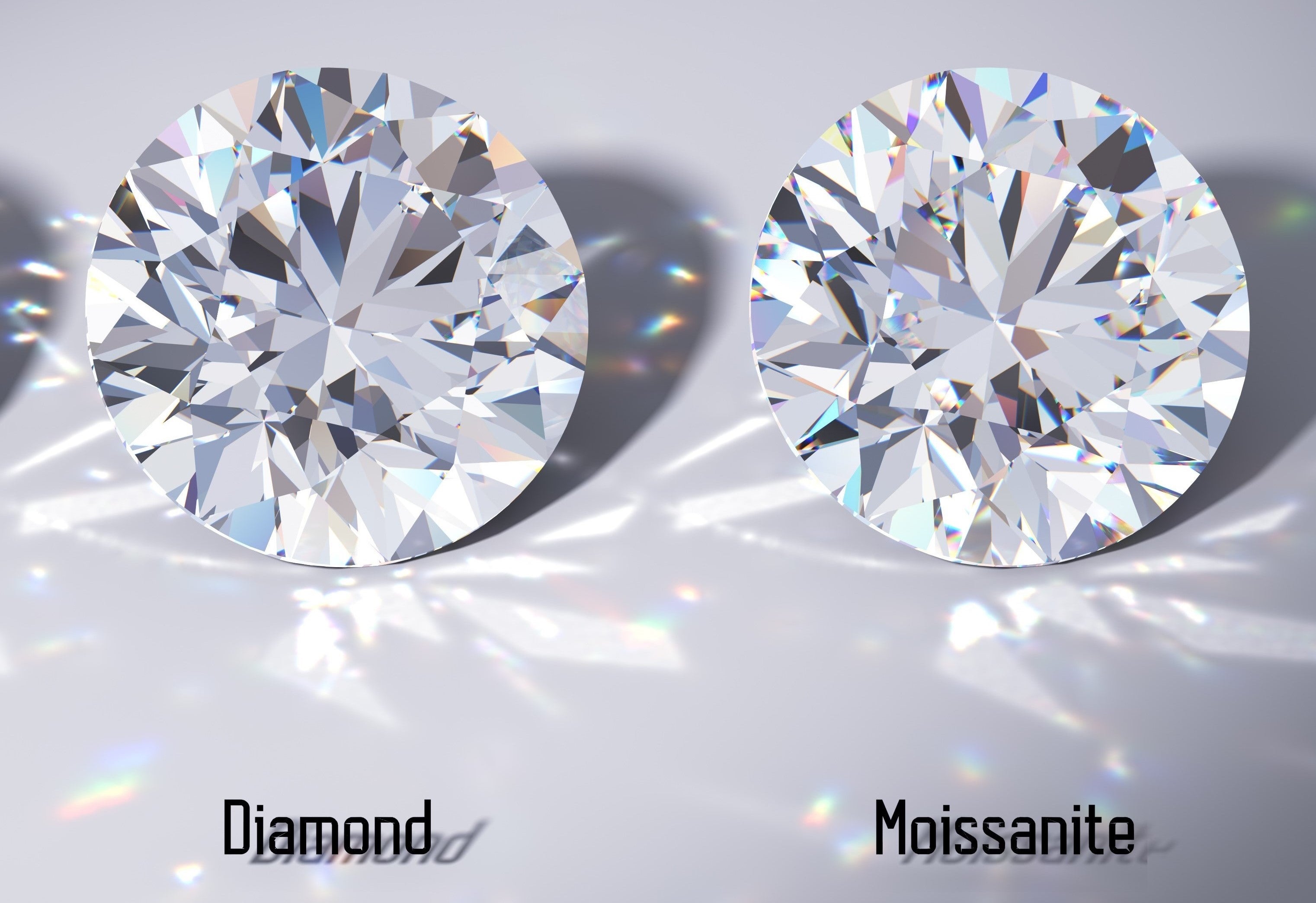 Lab Diamond vs. Moissanite