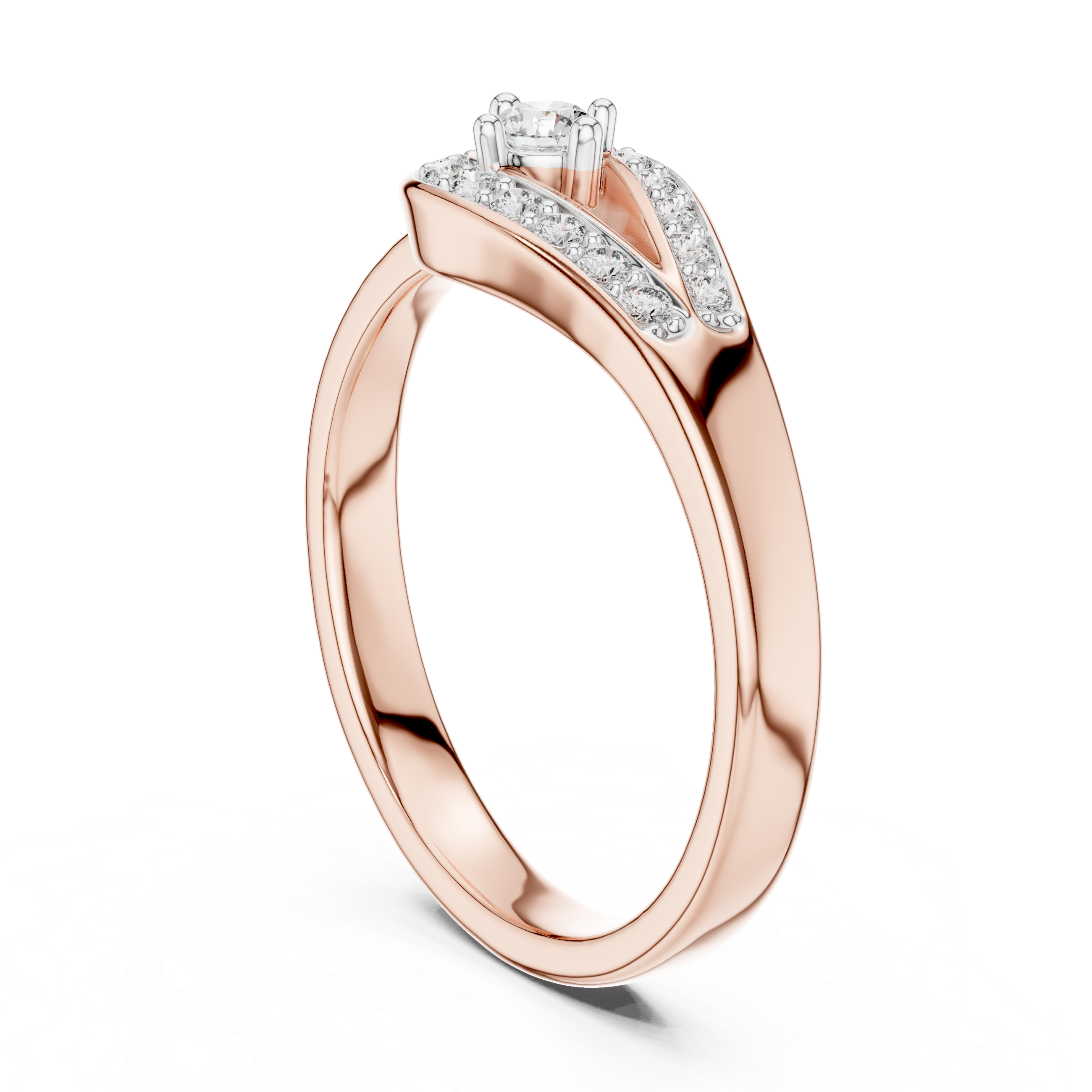 Pear Halo Diamond Ring – Design 12#10004
