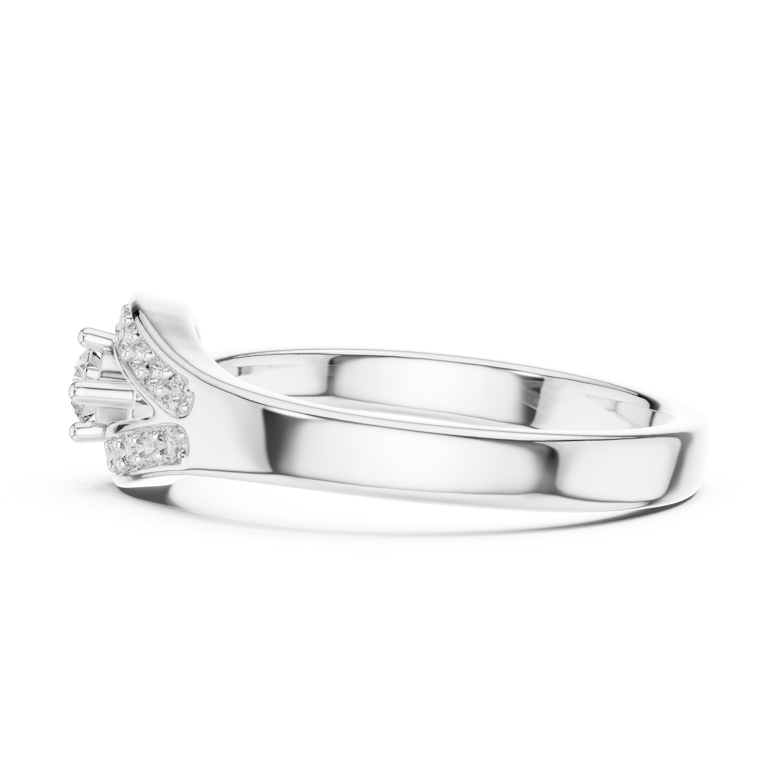 Pear Halo Diamond Ring – Design 12#10004
