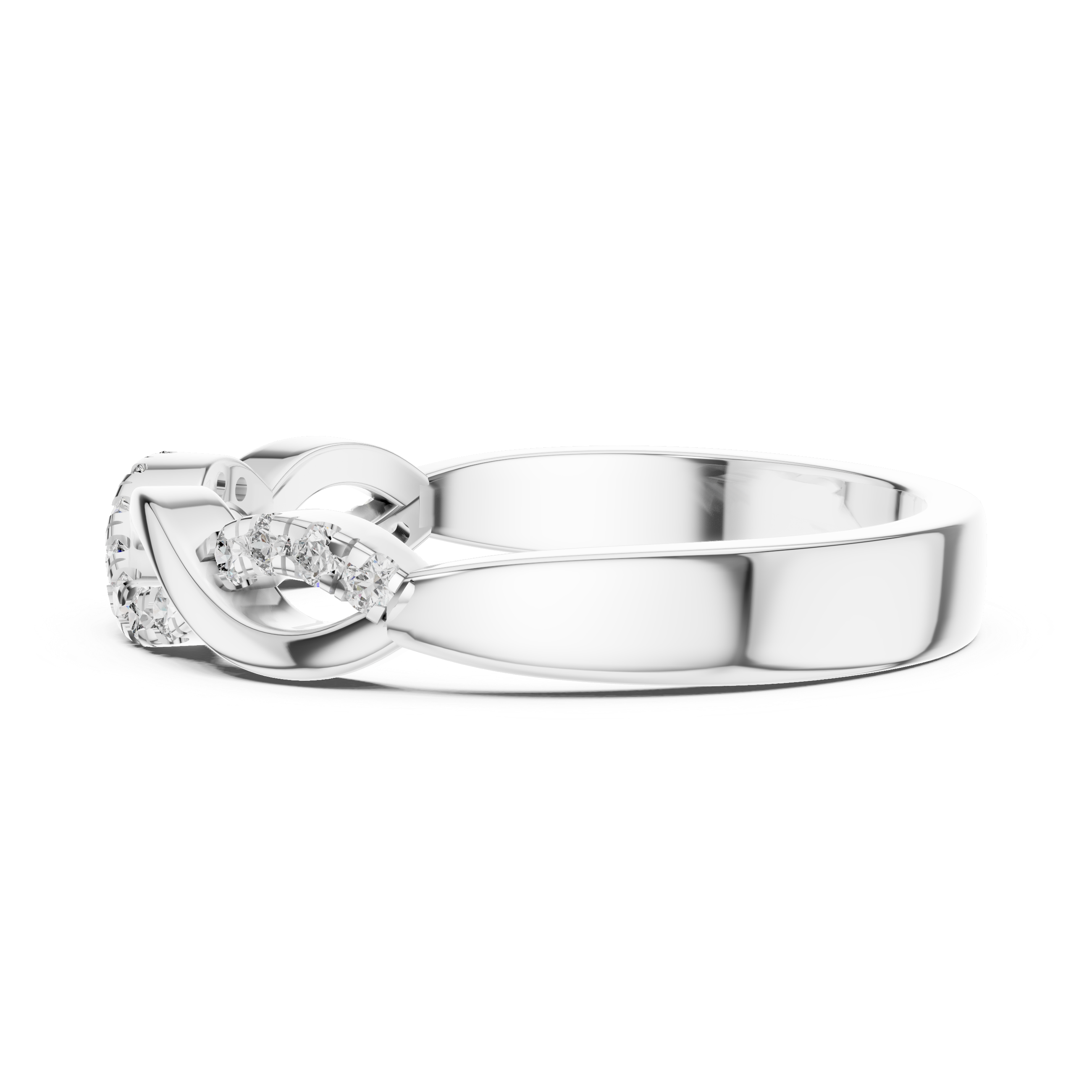Diamond Infinity Twist Band – Design 12#10005