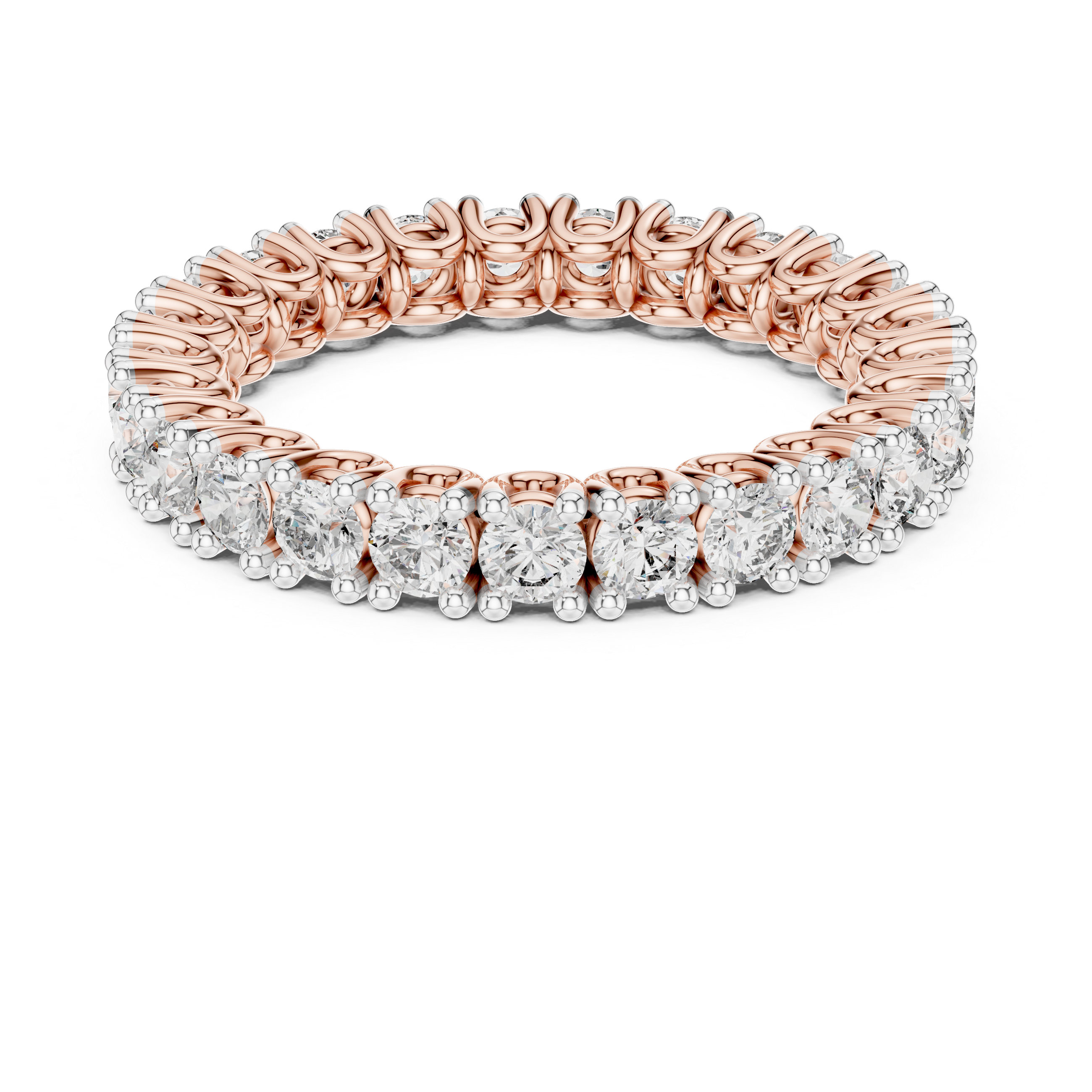 Round Diamond Eternity Band – Design 12#10008