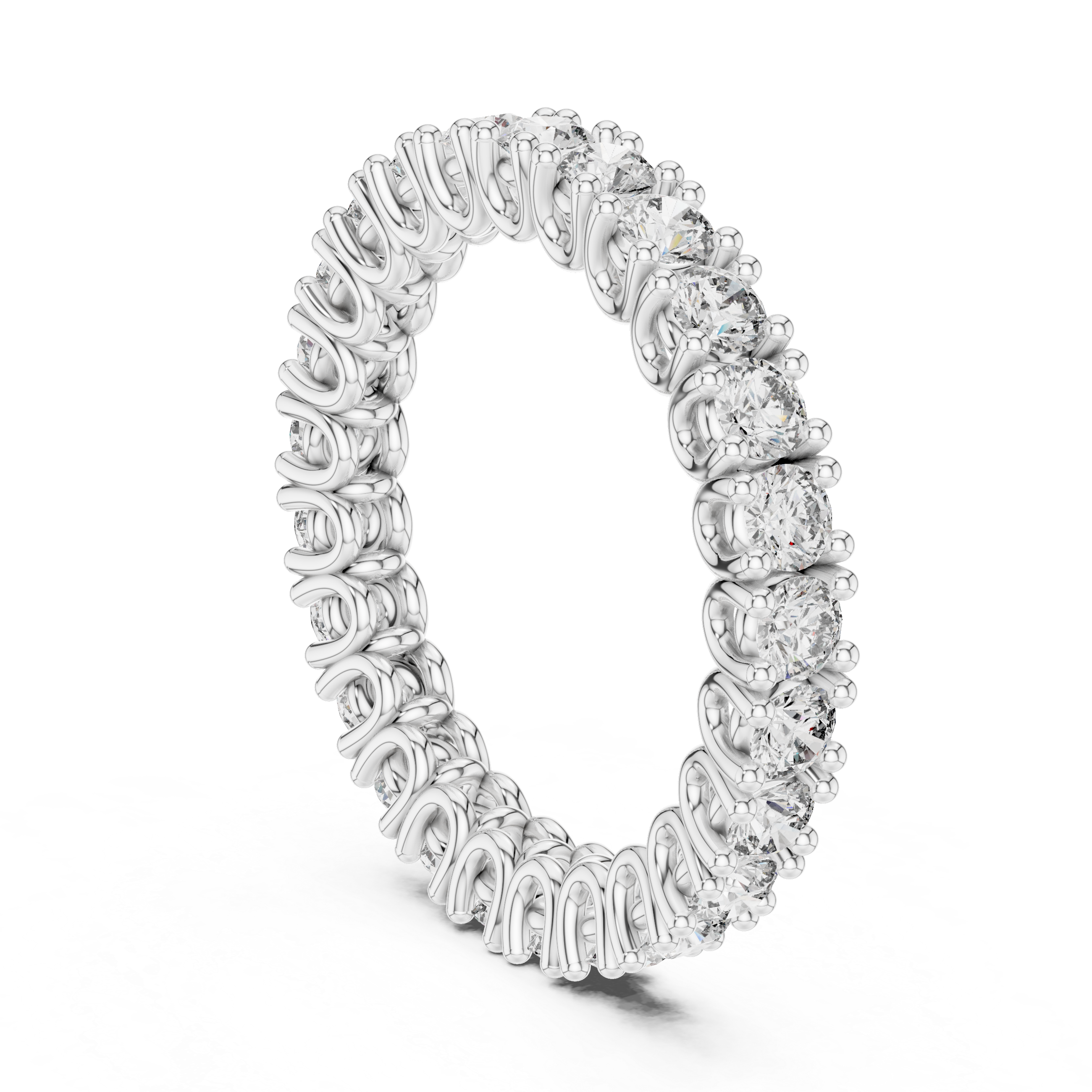 Round Diamond Eternity Band – Design 12#10008