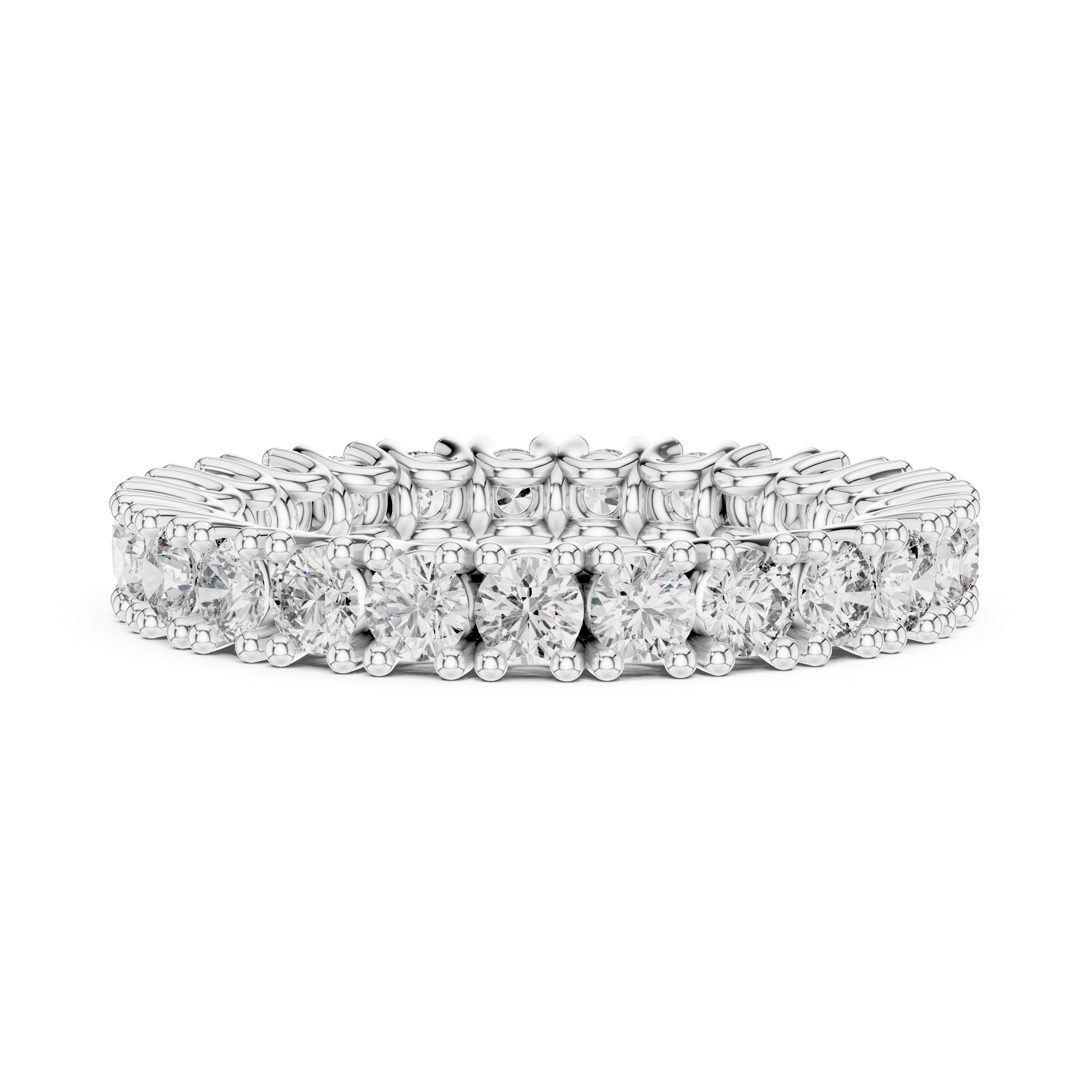 Round Diamond Eternity Band – Design 12#10008