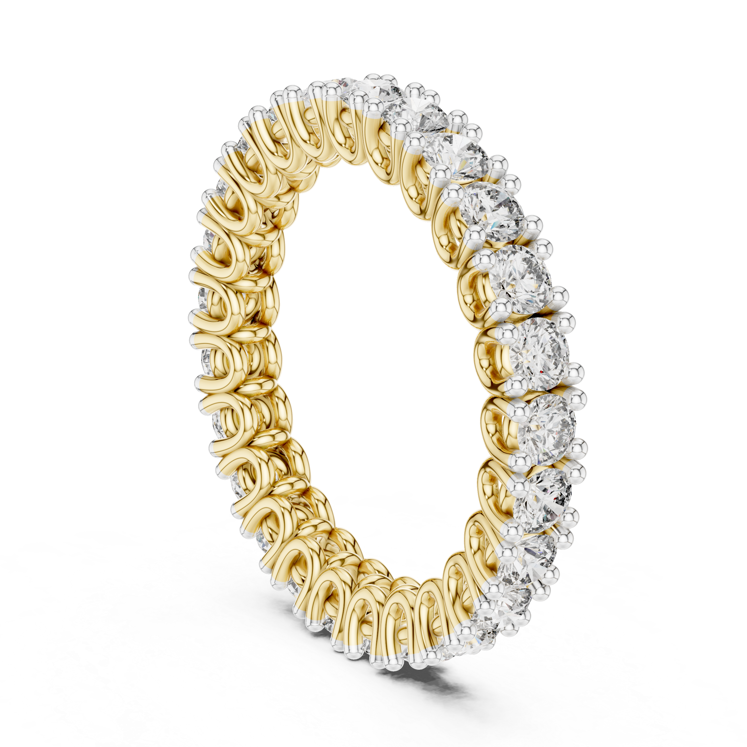 Round Diamond Eternity Band – Design 12#10008