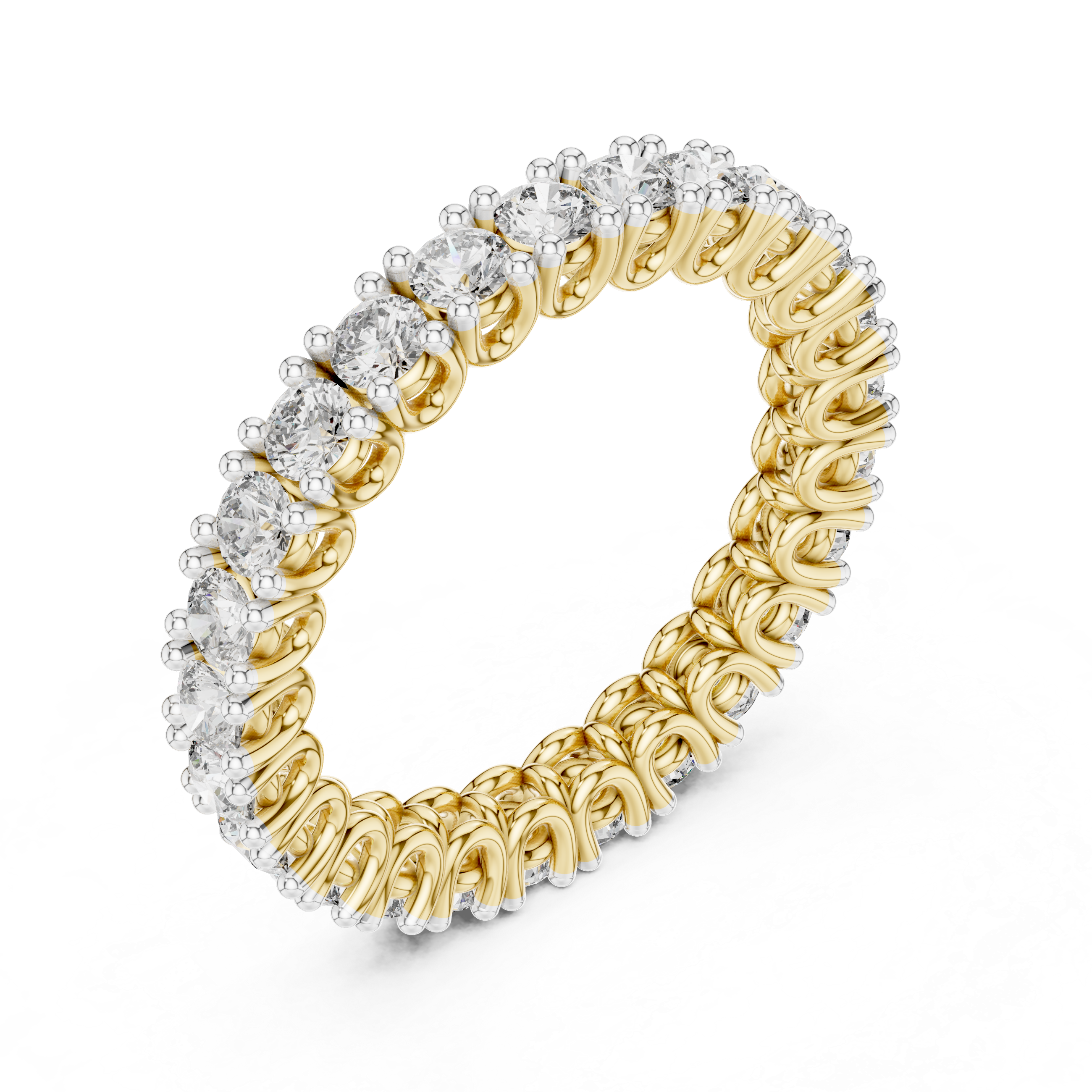 Round Diamond Eternity Band – Design 12#10008
