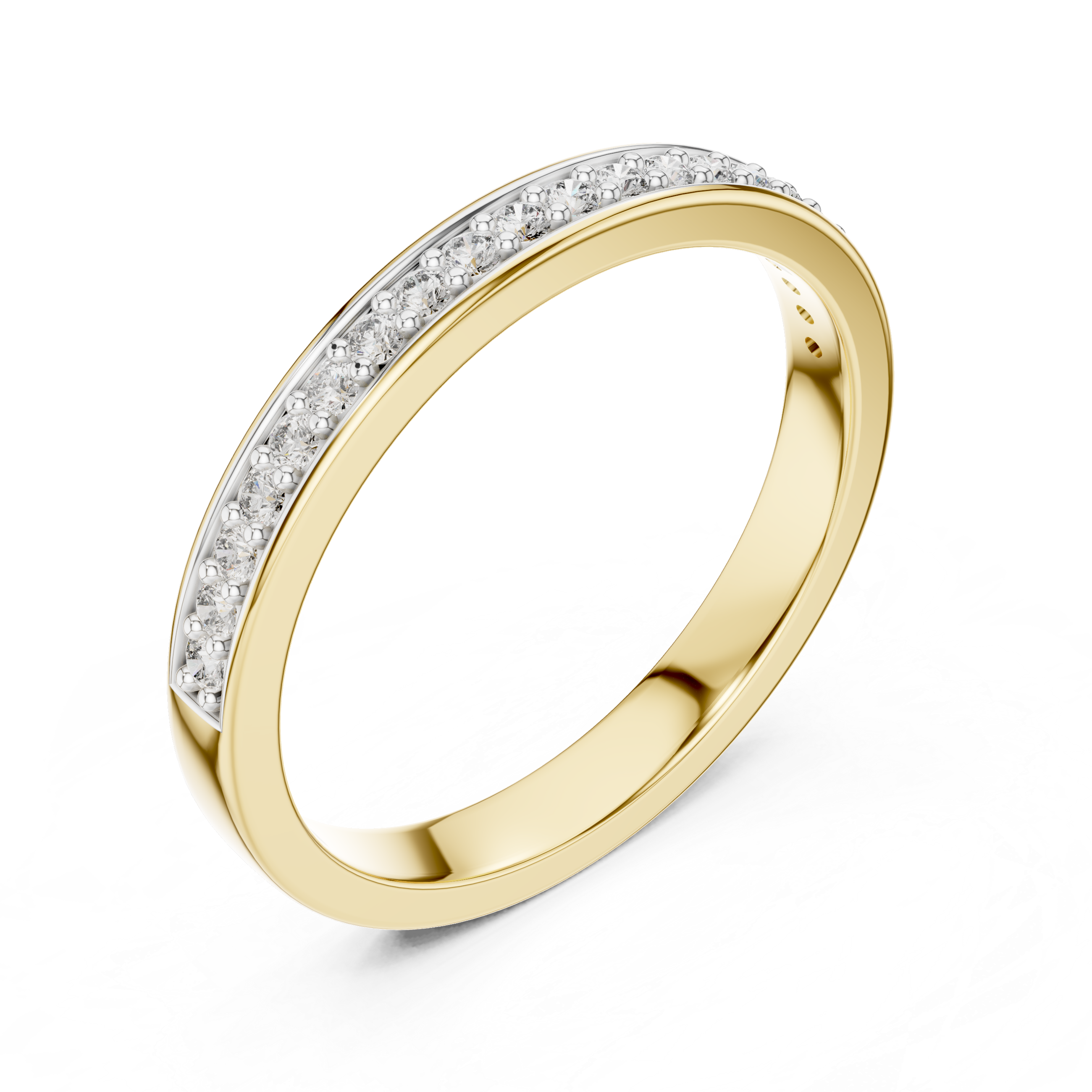 Classic Pavé Diamond Band – Design 12#10010