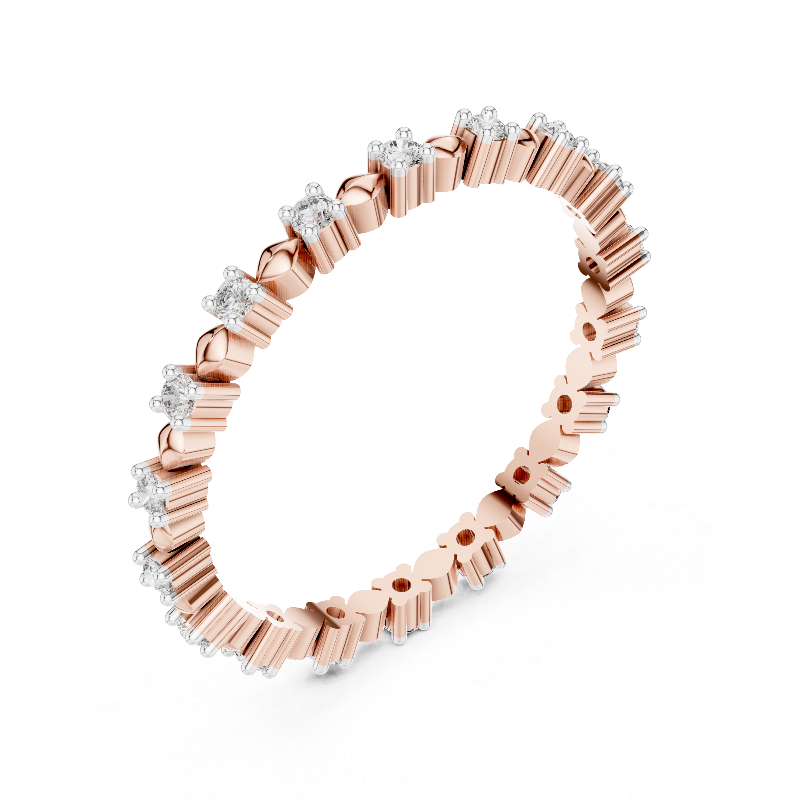 Diamond Motif Eternity Band – Design 12#10015