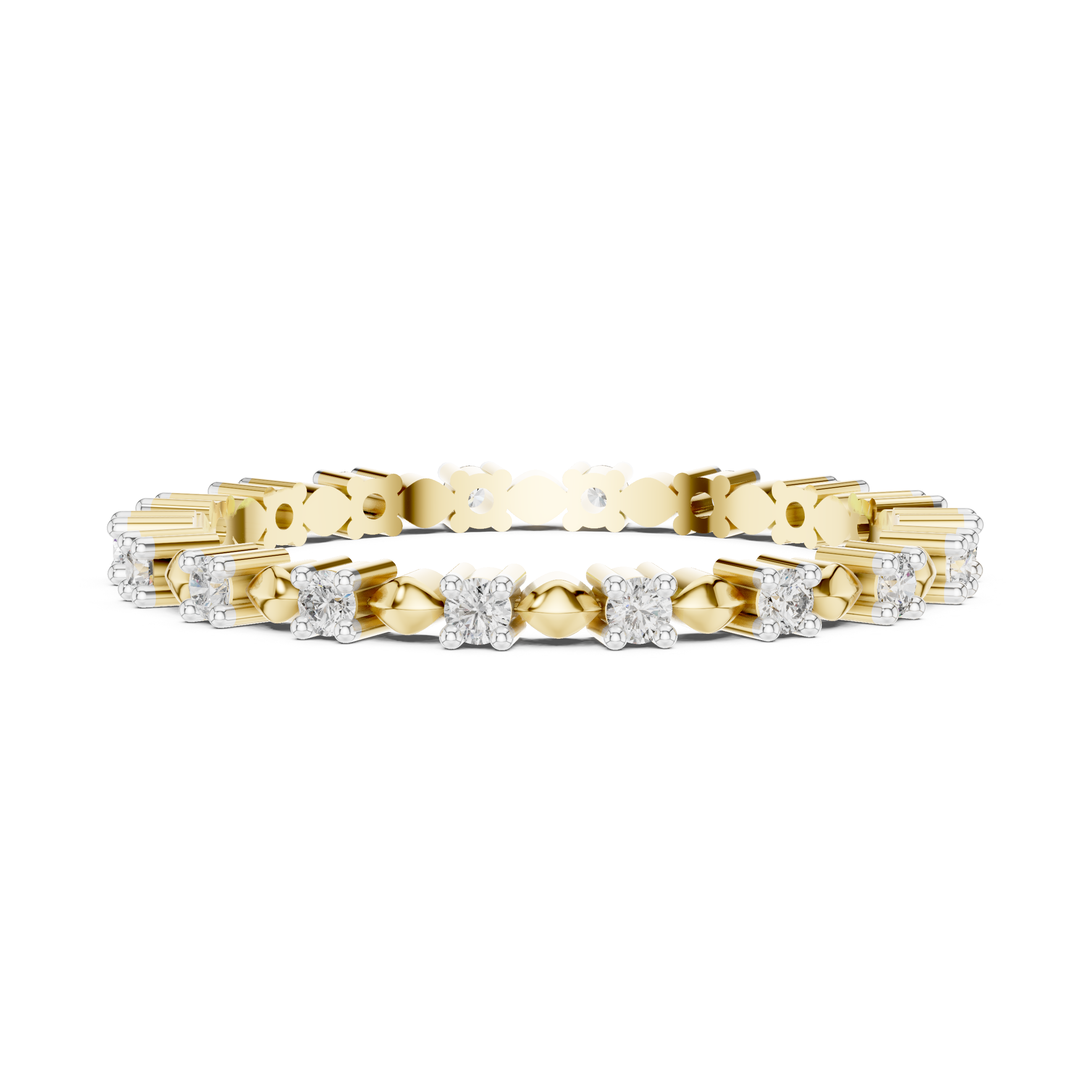 Diamond Motif Eternity Band – Design 12#10015