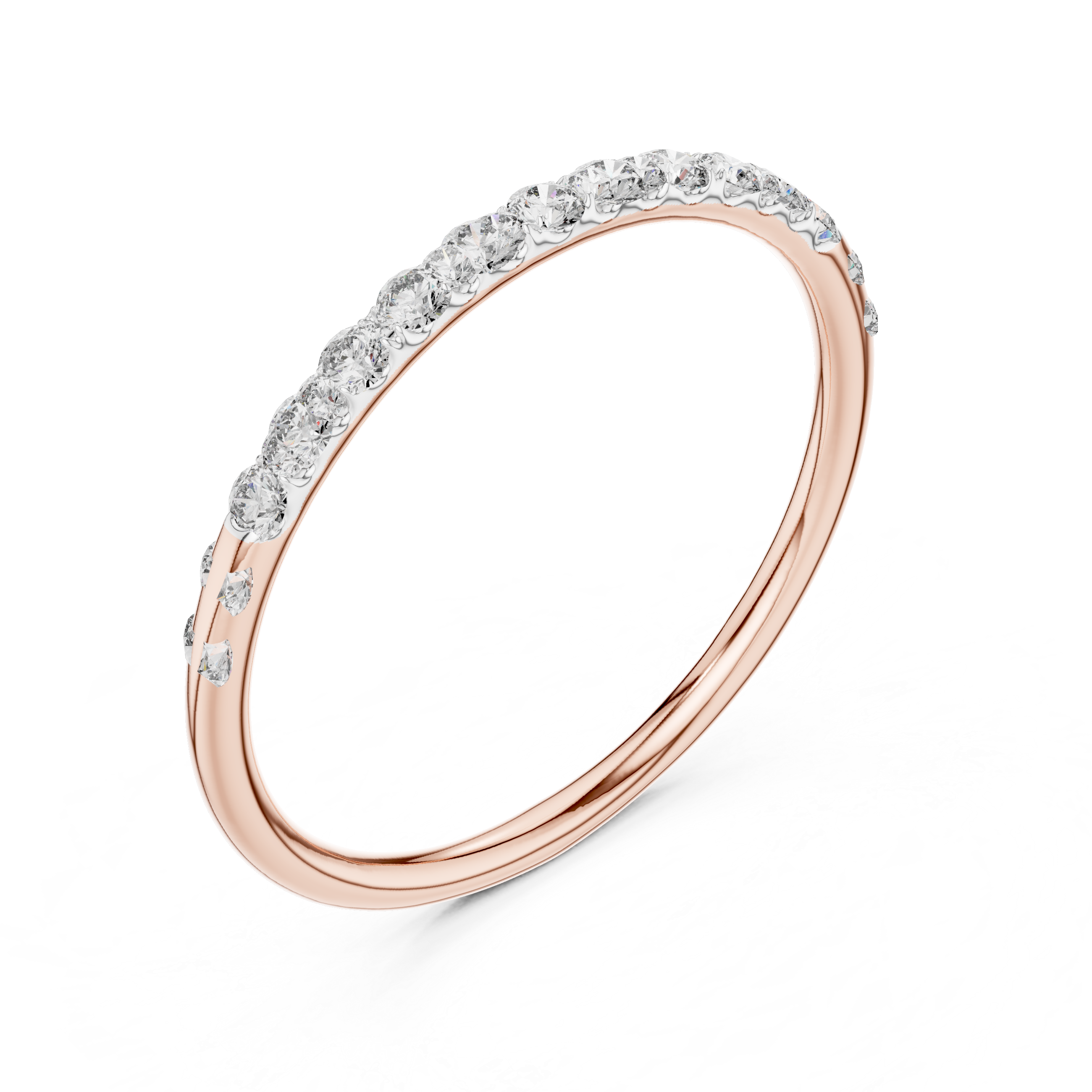 Slim Diamond Band Ring – Design 12#10057
