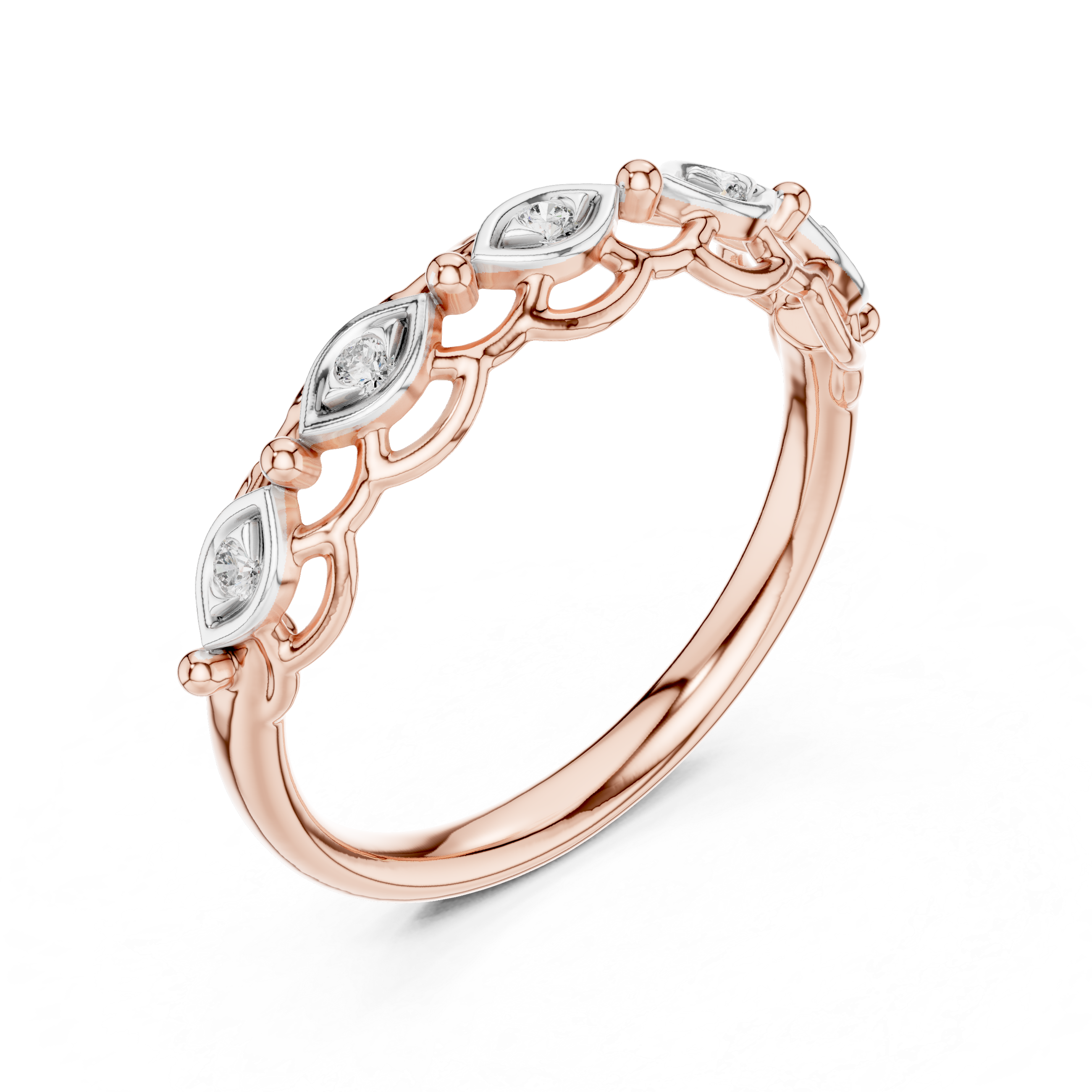 Diamond Woven Eye Band – Design 12#10072