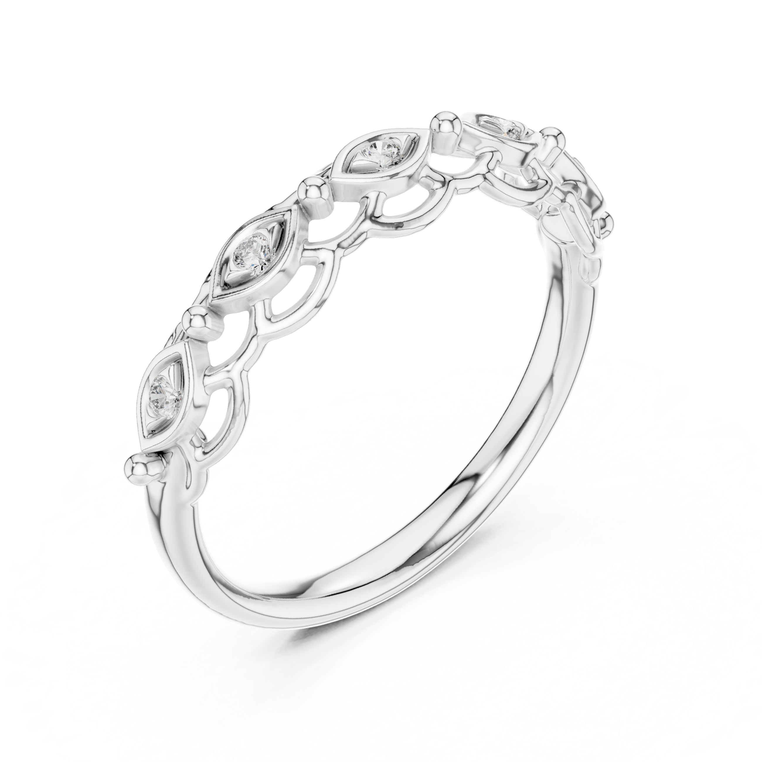 Diamond Woven Eye Band – Design 12#10072