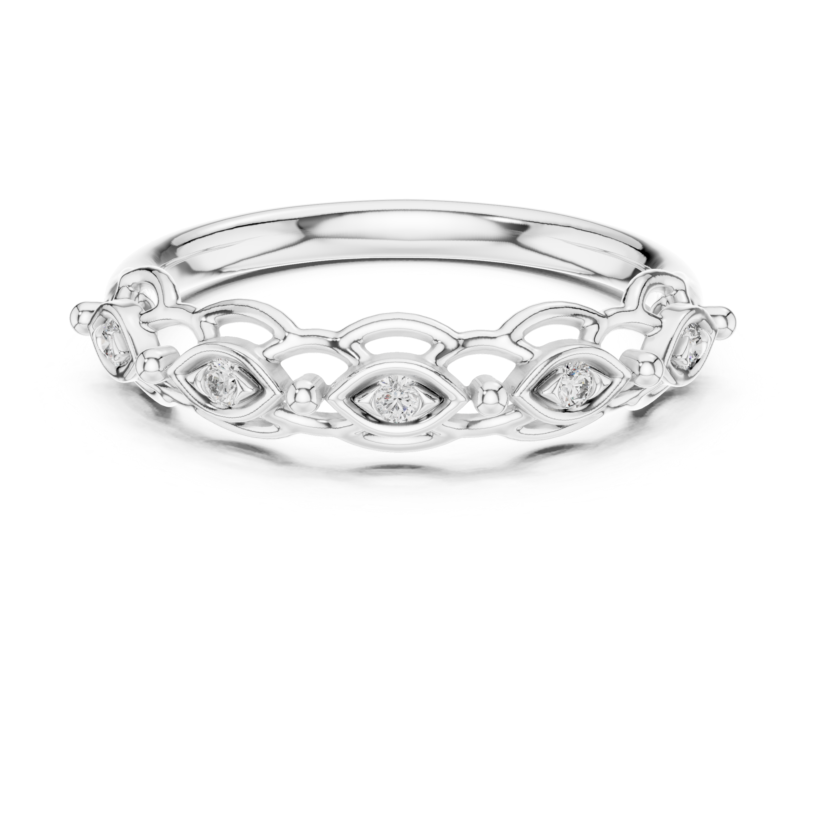 Diamond Woven Eye Band – Design 12#10072