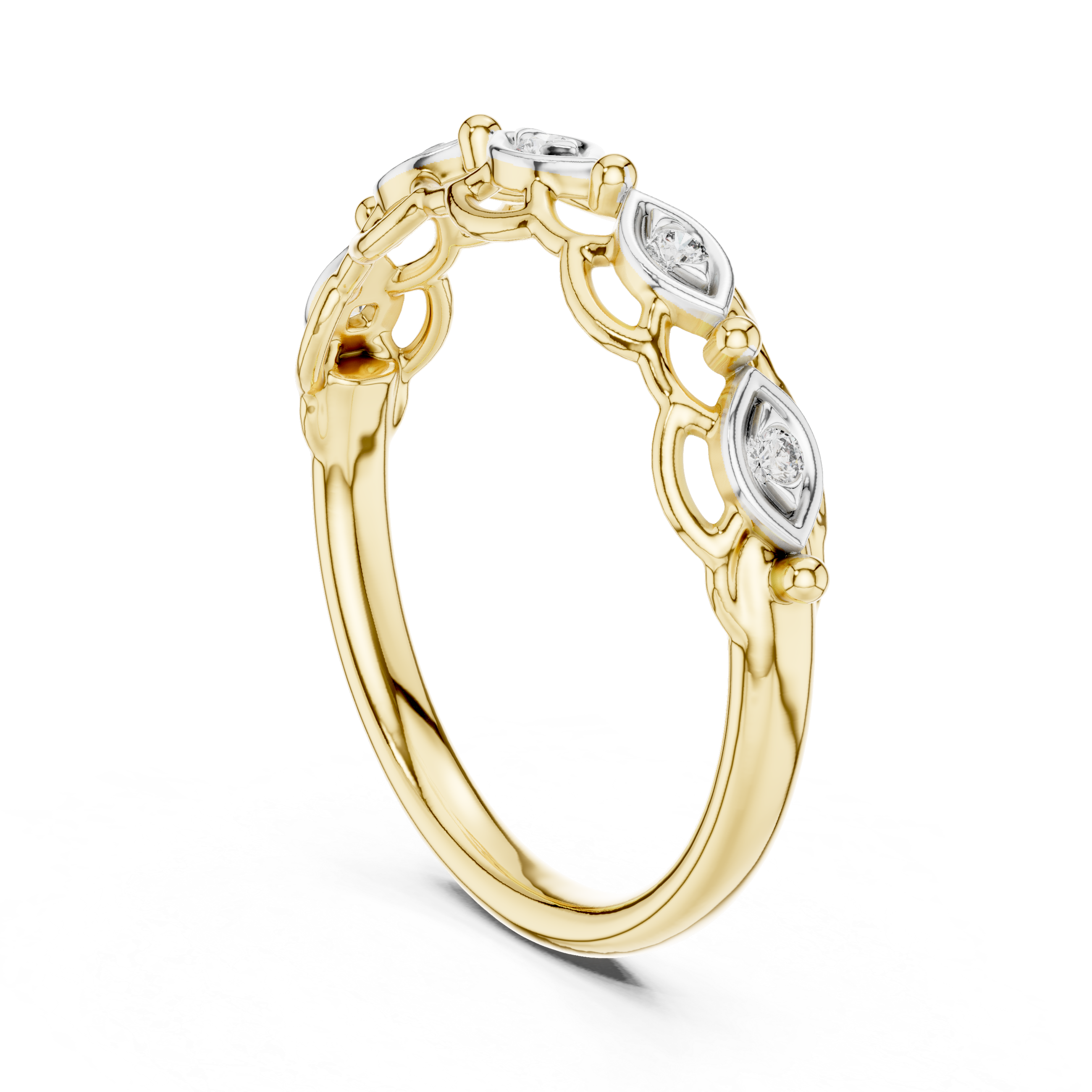 Diamond Woven Eye Band – Design 12#10072