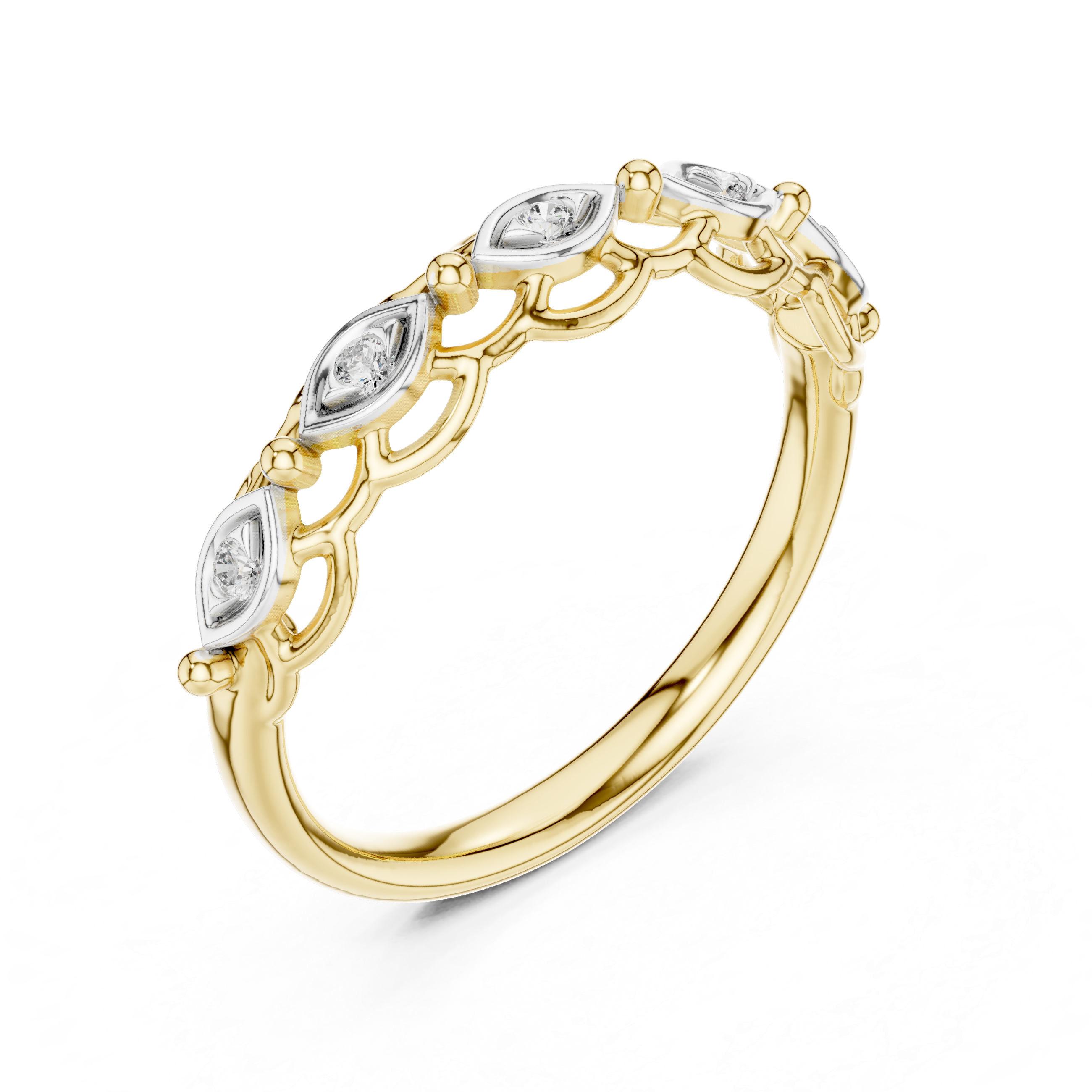 Diamond Woven Eye Band – Design 12#10072