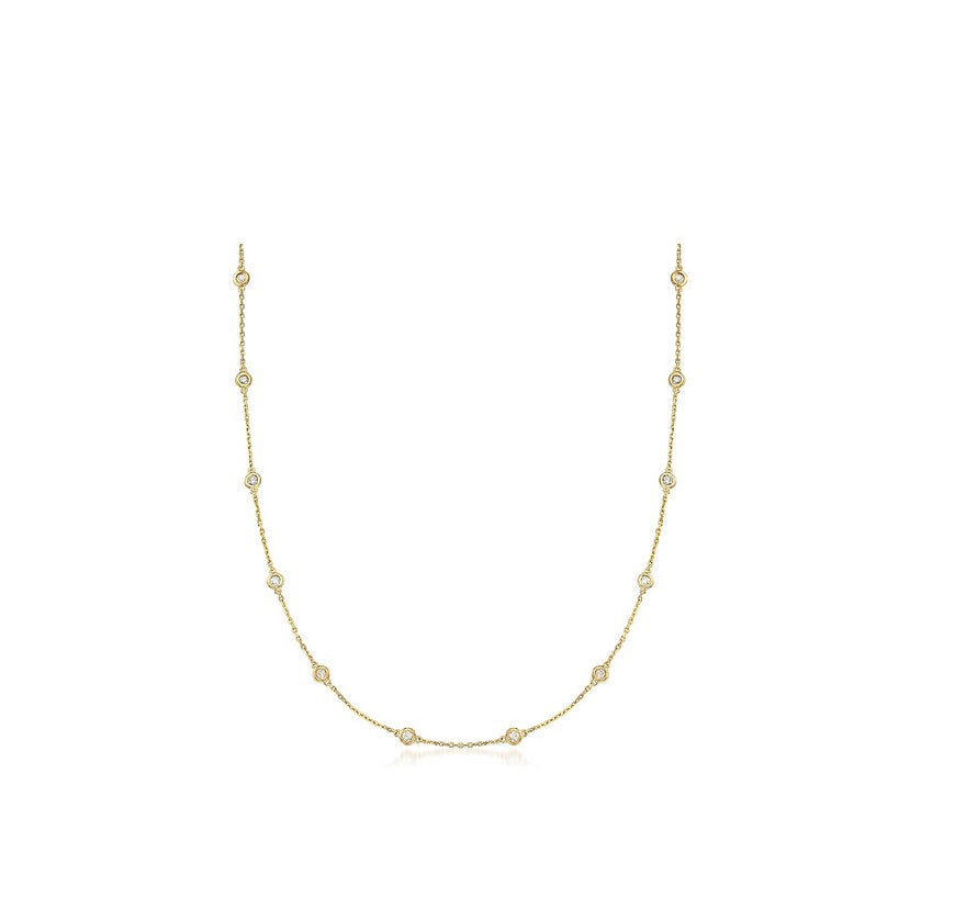 Diamond By The Yard Necklace