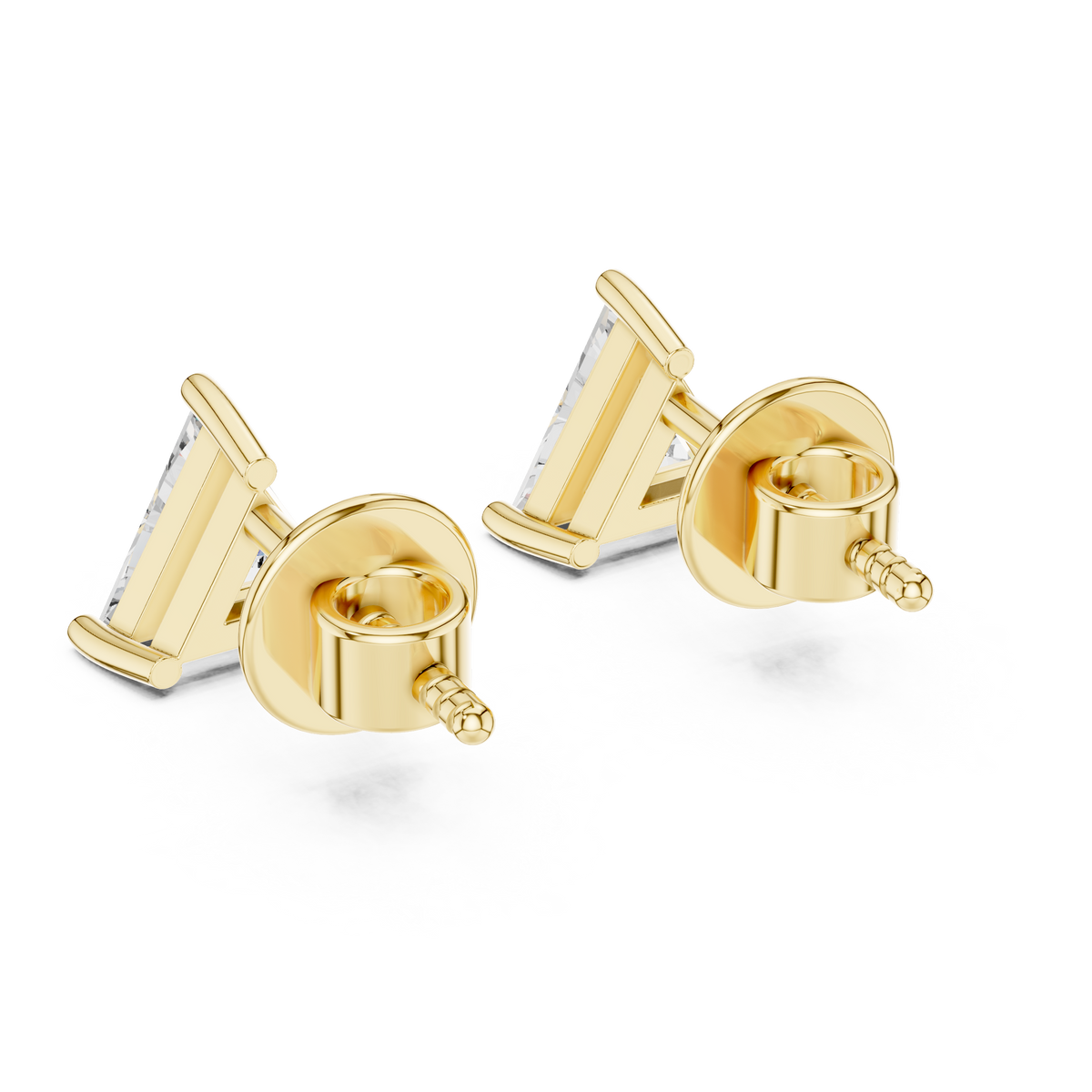 Trillion Diamond Stud Earrings – Design ER-0005
