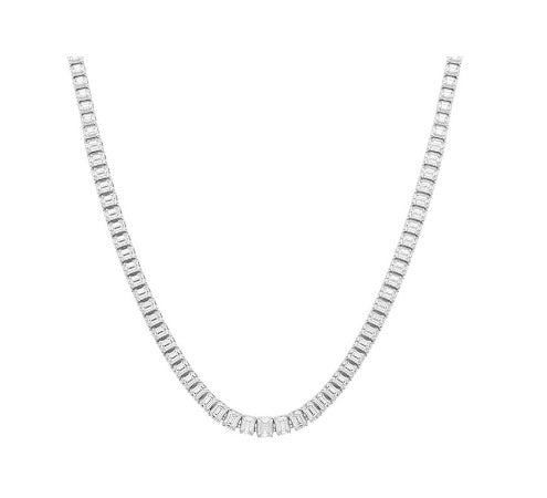 EMERALD TENNIS NECKLACE