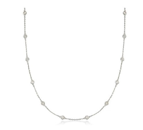 Diamond By The Yard Necklace